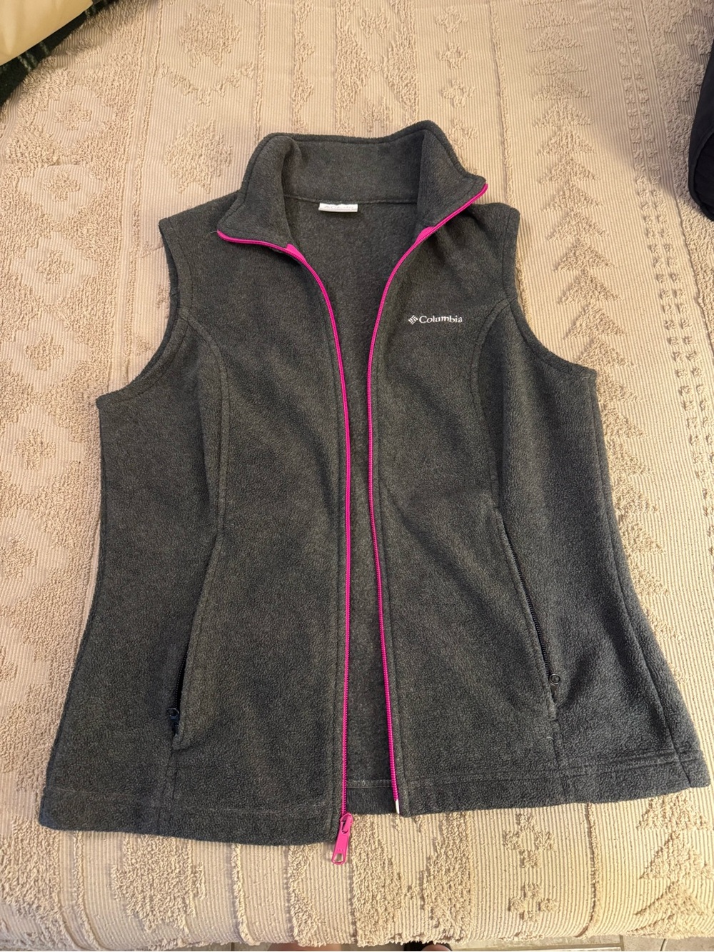 Columbia Gray Fleece Vest